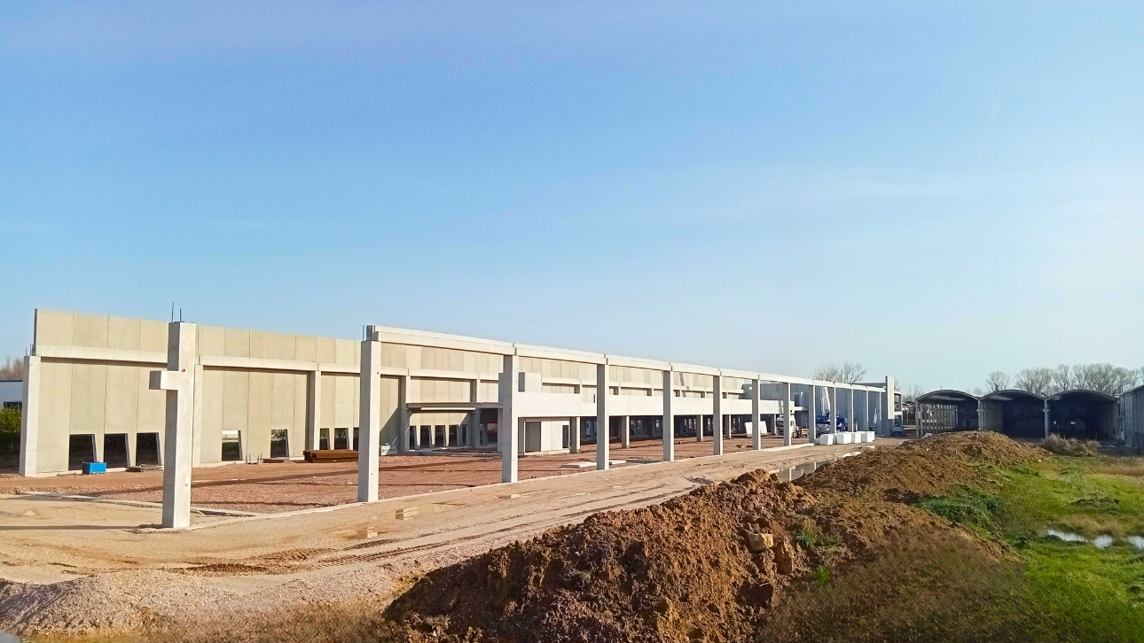 costruzione stabilimento a